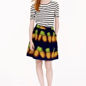 J. Crew Pineapple Skirt